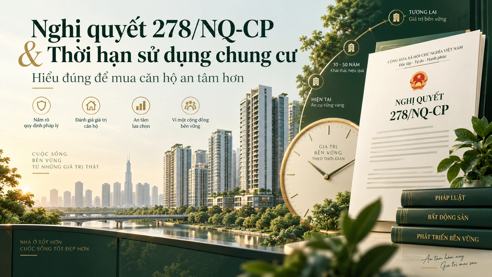 Nghị quyết 278 NQ-CP và thời hạn sử dụng chung cư